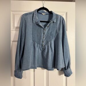 Pilcro by Anthropologie Denim top